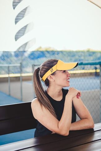 A45 ATHLEI5URE| Sports Visor with Light UV Protection, Lightweight, Soft Elastic fit for Any Sport use in Saudi Arabia