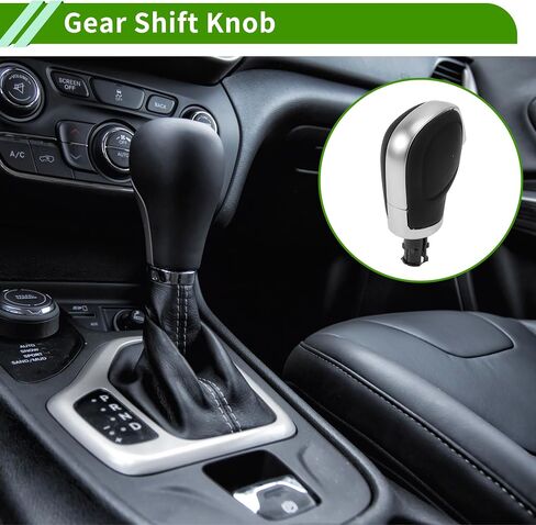 مقبض ناقل الحركة الأوتوماتيكي لسيارة VW Tiguan 2009-2024 علبة تروس بلاستيكية للسيارات عصا رافعة مقبض رافعة باللون الأسود والفضي in Saudi Arabia
