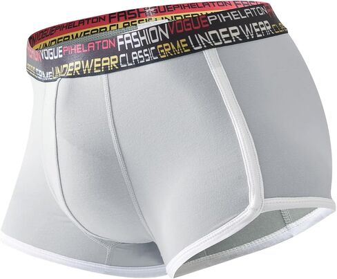 Men's Underwear Briefs Comfort Lightweight Modal Trunks No Fly Boxer Briefs Short Leg 3D U-Pouch in Saudi Arabia