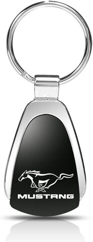 Au-Tomotive Gold KCK.MUS Ford Mustang Tear Drop Keychain, Black in Saudi Arabia
