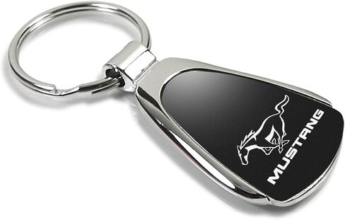 Au-Tomotive Gold KCK.MUS Ford Mustang Tear Drop Keychain, Black in Saudi Arabia