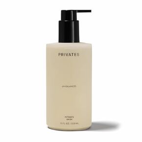 PRIVATES pH-Balanced Intimate Wash for Women and Men | Gender Neutral | Natural Ingredients | Fragrance-Free | Soothes dryness | Prevents Itching, Irritation, and Bad Odor.