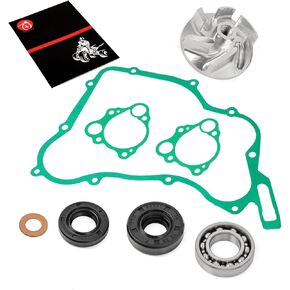 Water Pump Rebuild Kit Impeller Gaskets Seals Compatible with Honda CR125 CR125R 1990-2004
