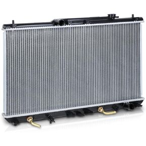 M-AUTO Aluminum OE Style Radiator Compatible with 1999 2000 2001 Toyota Solara Camry 2.2L Automatic Transmission 1-1/4" Inlet, 1-1/4" Outlet DPI 1909