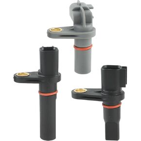 MOTOALL 6DCT250 DPS6 Auto Transmission Speed Sensor Kit 3Pcs/Set Fit for Ford Focus Fiesta Transit EcoSport Replaces AE8P7H103A, AE8P7M101AA, AE8P7M101BA