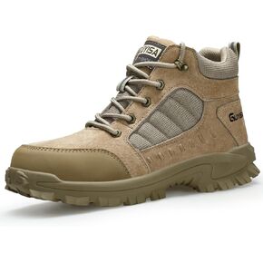 Steel Toe Shoes for Men Indestructible Work Shoes Comfortable Lightweight Safety Shoes Puncture Proof Indestructible Steel Toe Sneakers Composite Toe Shoes Size 6.5