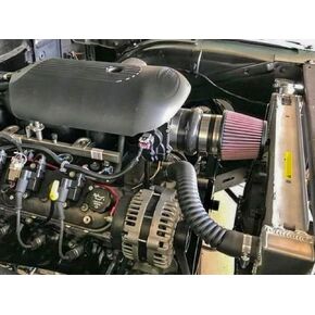 LS Swap Compact High Flow Air Filter Universal Clamp-On 4" 102mm Intake Filter