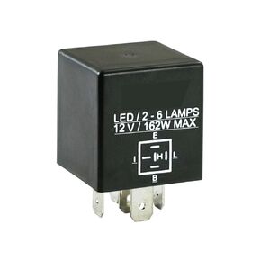 LED Turn Signal Flasher Relay 5 Pin Compatible with Ford F150 98-10 | Compatible with F-250 F-350 F-450 F-550 F250 F350 F450 F550 Super Duty 98-10 | Compatible with RAM 1500 2500 3500 98-10
