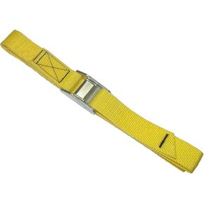 CLC Custom Leathercraft 2WS04 Strap-It Web Tie Down Straps, Yellow, 4-Foot, 2-Pack