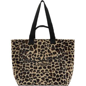 AllSaints IZZY Fuzzy Tote, Black