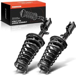 A-Premium Rear Pair (2) Complete Strut & Coil Spring Assembly Compatible with Toyota Camry 1992-1993 1997-2001, Avalon 1997-2003 & Lexus ES300 1992-2001, Driver & Passenger Side