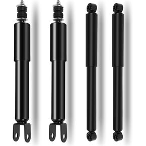 AUTOMUTO 4Pcs Front Rear Struts Shock Absorbers Compatible with 2002-2006 for Chevy Avalanche 1500,2000-2006 for Chevy Suburban 1500 for Chevy Tahoe for GMC Yukon for GMC Yukon XL 1500-344381 344384