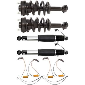 TRQ Passive Suspension Conversion Kit Compatible with 15-19 Suburban Tahoe Yukon