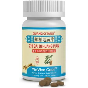 Zhi Bai Di Huang Pian - YinVive Cool - 200 mg 200 Tablets