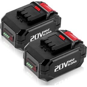 2Pack DSANKE 20V 3.0Ah Lithium-Ion Battery Replace for KIMO 20V Battery, Compatible with KIMO 20V Drill Driver, Leaf Blower, Angle Grinder, Reciprocating Saw, Oscillating Tool, Brad Nailer,Fast Charge