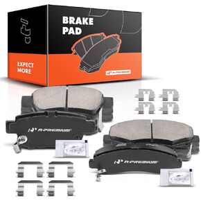 A-Premium Front and Rear Brake Pads Replacement for Honda Ridgeline 2006-2011 Acura TL set of 2