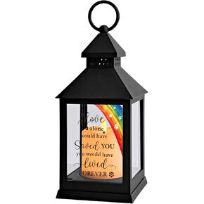 Pet Memorial Gifts for Loss of Dogs Cats Paw Print Left Memorial Lantern Sympathy Gifts Bereavement Gifts Dog Remembrance Gift in Memory of Dog Cat