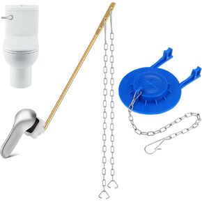ARTIBETTER Universal Side Mount Toilet Handle Replacement, Universal Toilet Bowl Flush Handle Replacement Kit Side Mount, Tank Flush Lever Replacement Handle, Toilet Repair Handle