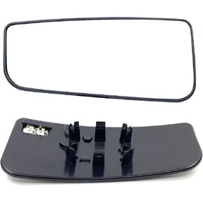FL3Z17K707V Left Driver Side Heated Lower Mirror Glass Replacement For 2015-2022 Ford F150 F250 F350 F450 F550 Super Duty Truck Mirror - Side View Heated Convex Mirror with Rear Holder