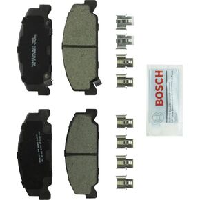 BOSCH BC273 QuietCast Premium Ceramic Disc Brake Pad Set - Compatible with Select Honda Accord, Civic, Civic del Sol, CRX; FRONT