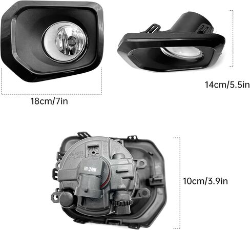 مصابيح الضباب متوافقة مع طراز 2016-2023 Tacoma SR SR5، مصابيح الضباب فقط مع مفتاح المصابيح وأسلاك أضواء المصد الأمامي للسائق وجانب الركاب in Kuwait
