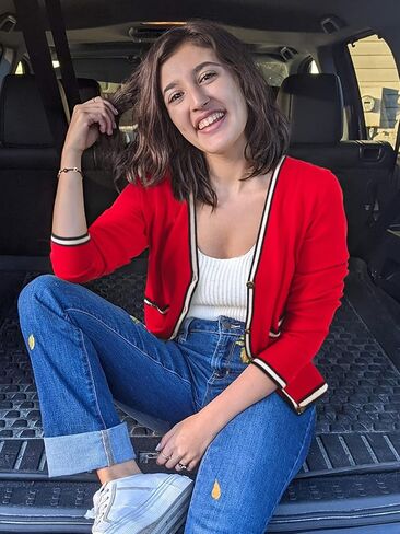 FAIRY SEASON Women's Cardigan Sweaters Casual Long Sleeve Open Front Button V Neck Knit Lightweight Outwear with Pockets in Saudi Arabia