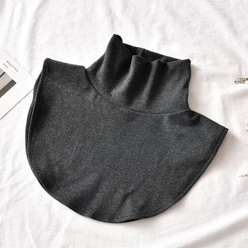 NIDMIDO Fake Turtleneck Dickey Detachable Collars Wear Outer or in Sweater Hoodie Thickening High Neck Mock Collar for Women in Saudi Arabia