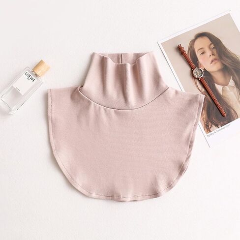 NIDMIDO Fake Turtleneck Dickey Detachable Collars Wear Outer or in Sweater Hoodie Thickening High Neck Mock Collar for Women in Saudi Arabia