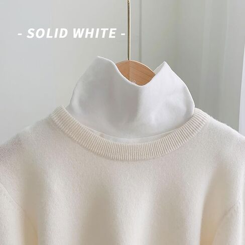 NIDMIDO Fake Turtleneck Dickey Detachable Collars Wear Outer or in Sweater Hoodie Thickening High Neck Mock Collar for Women in Saudi Arabia