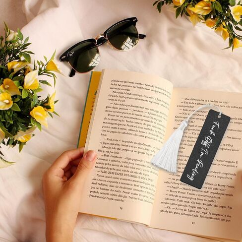 Leaving Gift for Book Lover, New Job Gift for Friend,Book Lover, Thank You Bookmarks Gift for Friend, Going Away Bookmarks Gift for Coworker, Reading Gift for Friend, WCB7 in Kuwait