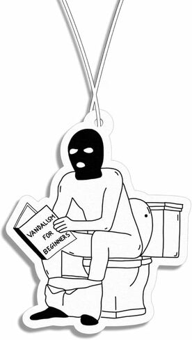 معطر هواء للسيارة من روان، ملحقات سيارة مضحكة للنساء والفتيات والرجال، ديكور معلق مع معطرات هواء مضحكة لتزيين الغرف الداخلية للسيارة، كهدية عيد الميلاد. آيسي فريش (ب، آيسي فريش) in Kuwait