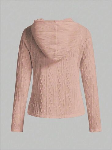 SOLY HUX Women's Zip Up Hoodies Drawstring Long Sleeve Sweatshirt Casual Jacket in Saudi Arabia