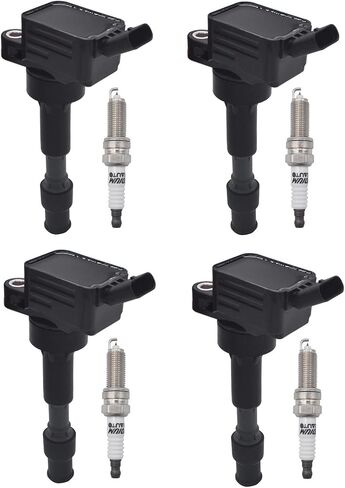 6pcs UF487 Ignition Coil Packs 1483 Iridium Spark Plugs Compatible with 2006-2018 Lexus Scion Toyota Avalon RAV4 Sienna Venza IS350 ES300h NX300h V6 L4 2.5L 3.5L Replaces C1601 90919-02255 90919-A2002 in Saudi Arabia