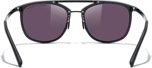 MERRY'S Square Polarized Sunglasses for Men Women Vintage Double Bridge Sunglasses Mirrored Lens in Saudi Arabia