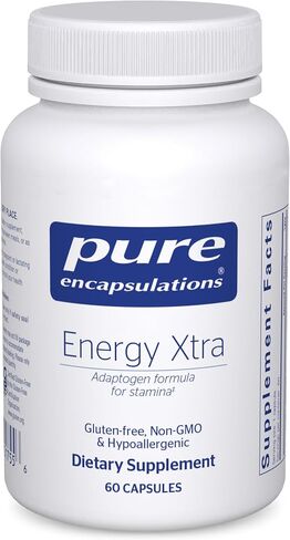 Pure Encapsulations Energy Xtra | Adaptogen Formula for Stamina* | 60 Capsules in Kuwait