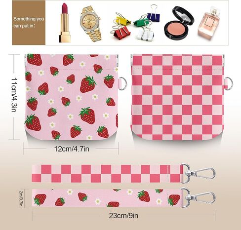 4PCS Eyeglass Sunglass Cases Pouch Soft PU Leather with Cleaning Cloth Cute Glasses Bag Coin Purse for Women Men Gifts in Saudi Arabia