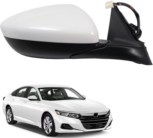 Marretoo for Honda Accord 2018 2019 2020 2021 2022 Side Mirror Assembly Driver Side for HONDA ACCORD Accessories |POWER+LAMP+HEAT+BSM Replaces HO1320330(LH) in Saudi Arabia