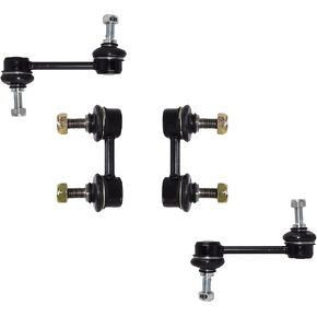 PartsW - 4 Pc Suspension Kit for Chevrolet Prizm 1998-2002 / Geo Prizm 1993-1997 / Toyota Celica 1994-1999 / Toyota Corolla 1993-2002, 2 Front & 2 Rear Sway Bar End Links