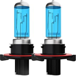 Light Bulbs Fit For Ford Focus 2008-2011, 9008 High Low Beam High Performance Halogen Headlight Bulb Combo, 6000K White Light, Pack of 2