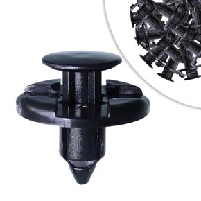 50 Pcs 7mm Front Bumper Clips Quarter Panel Push Type Retainer Fasteners for 90914-0051 Subaru BRZ Legacy Outback Tribeca