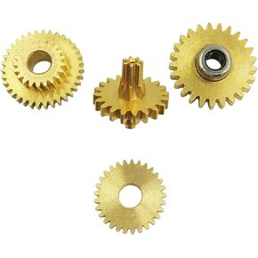 30 Notes Hand Crank Music Box Movement with Copper Gear DIY Make Your Music Tool Kit (Replacement of Copper Gear)