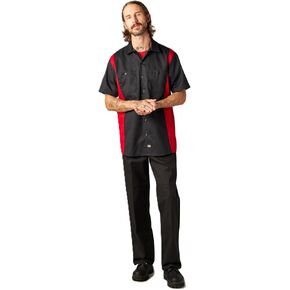 Dickies Men's Two-Tone Short Sleeve Work Shirt