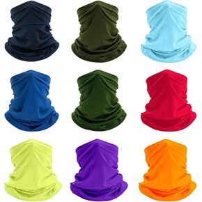 Breathable Neck Gaiter Face Scarf Mask for Men Women Hiking, Cycling, Sports, Fishing, Sun UV Protection Bandana