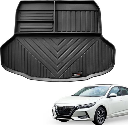 Custom Fit Trunk Liner for Nissan Sentra 2014-2019 Cargo Mats TPE Rubber All-Weather Protection Black (for 2014-2019 Nissan Sentra Cargo Mat) in Kuwait