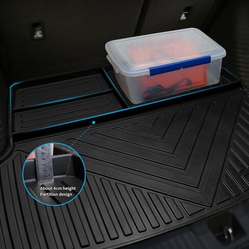 Custom Fit Trunk Liner for Nissan Sentra 2014-2019 Cargo Mats TPE Rubber All-Weather Protection Black (for 2014-2019 Nissan Sentra Cargo Mat) in Kuwait