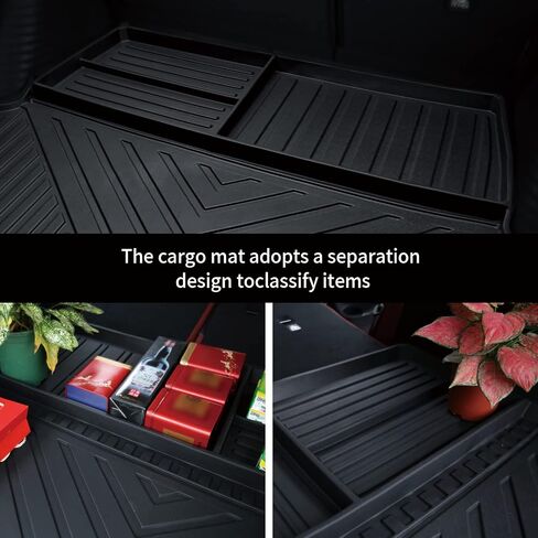Custom Fit Trunk Liner for Nissan Sentra 2014-2019 Cargo Mats TPE Rubber All-Weather Protection Black (for 2014-2019 Nissan Sentra Cargo Mat) in Kuwait