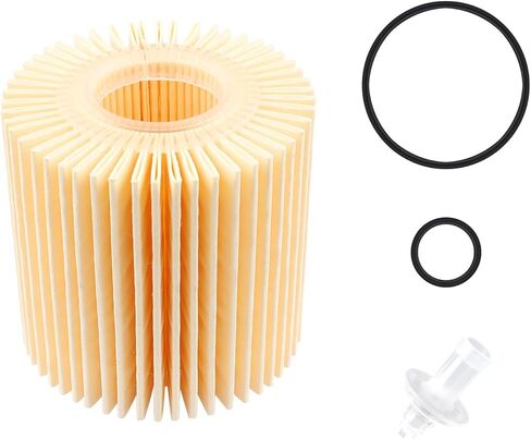 فلتر زيت المحرك للسيارة مع ترشيح ودوران جيدين، فلاتر الزيت OEM#04152-YZZA1 04152-31090 متوافقة مع تويوتا ولكزس وملحقات السيارات الاحترافية لحماية المحرك in Kuwait