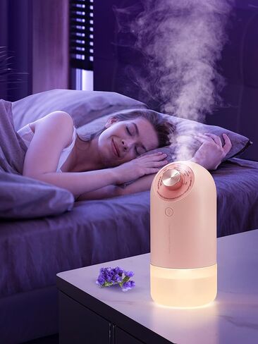 One Fire Lavender Scent Diffuser Waterless Diffuser, 4 Mist Scent Diffusers for Home Bathroom Diffuser Last 90 Days, 1800mAh Battery Operated Diffuser Cordless Diffuser, Car Fragrance Diffuser Gifts in Kuwait