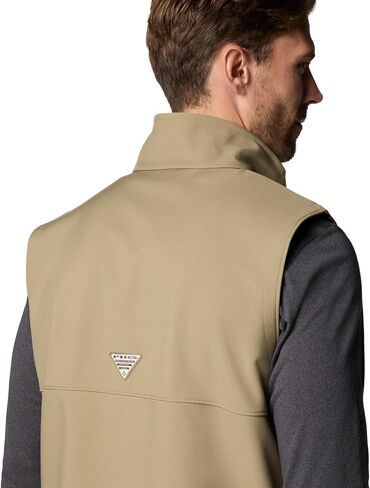 Columbia Men's PHG Ascender II Softshell Vest, Black/Timberwoods Camo, Large in Saudi Arabia