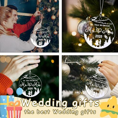 Wedding Gifts Mr and Mrs Gifts Wedding Gifts for Couples 2025 Bridal Shower Gifts Customized Couple Gifts Personalized Wedding Gifts for Bride Ornament Just Married Decorations in Saudi Arabia